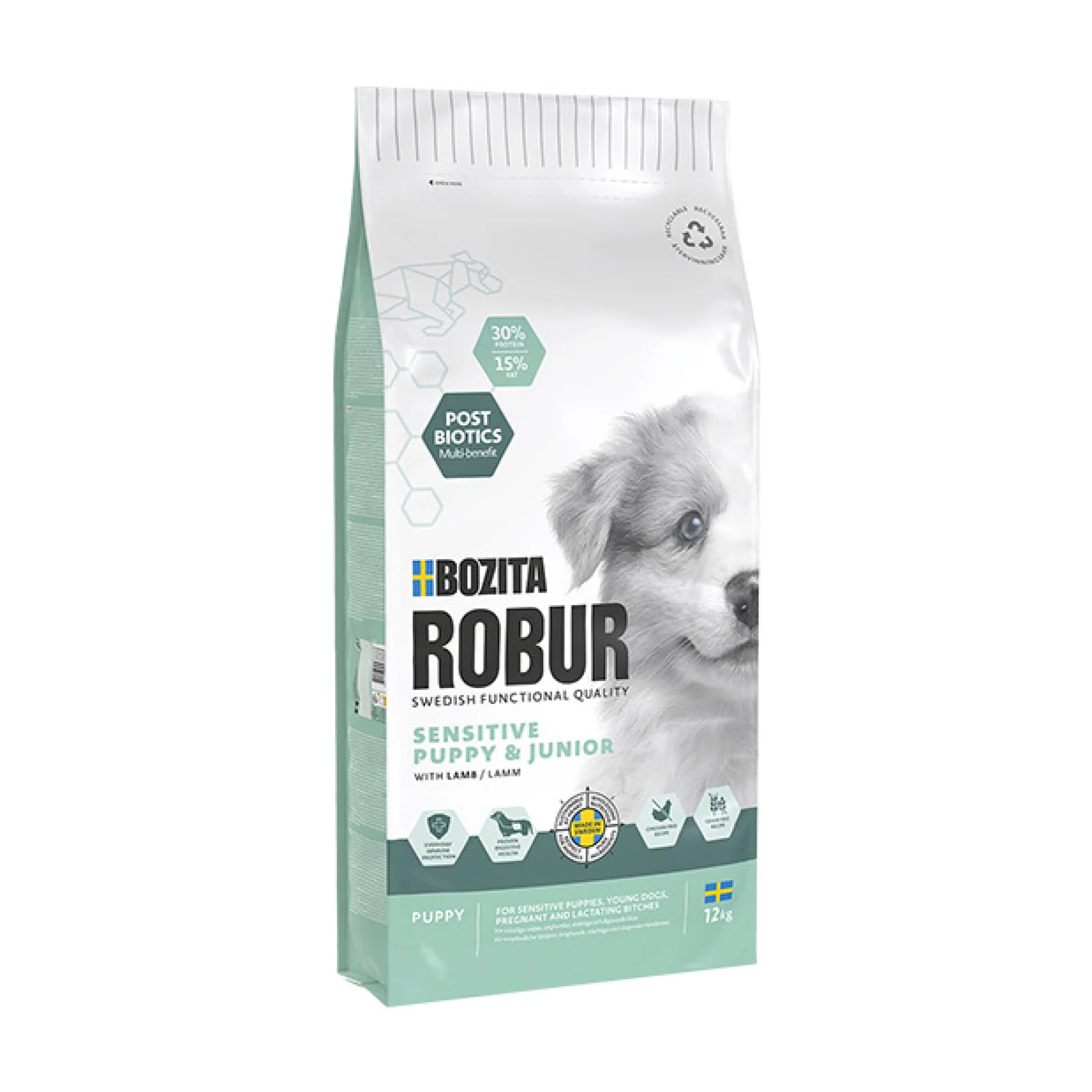 Bozita Robur Sensitive Puppy & Junior Lamb