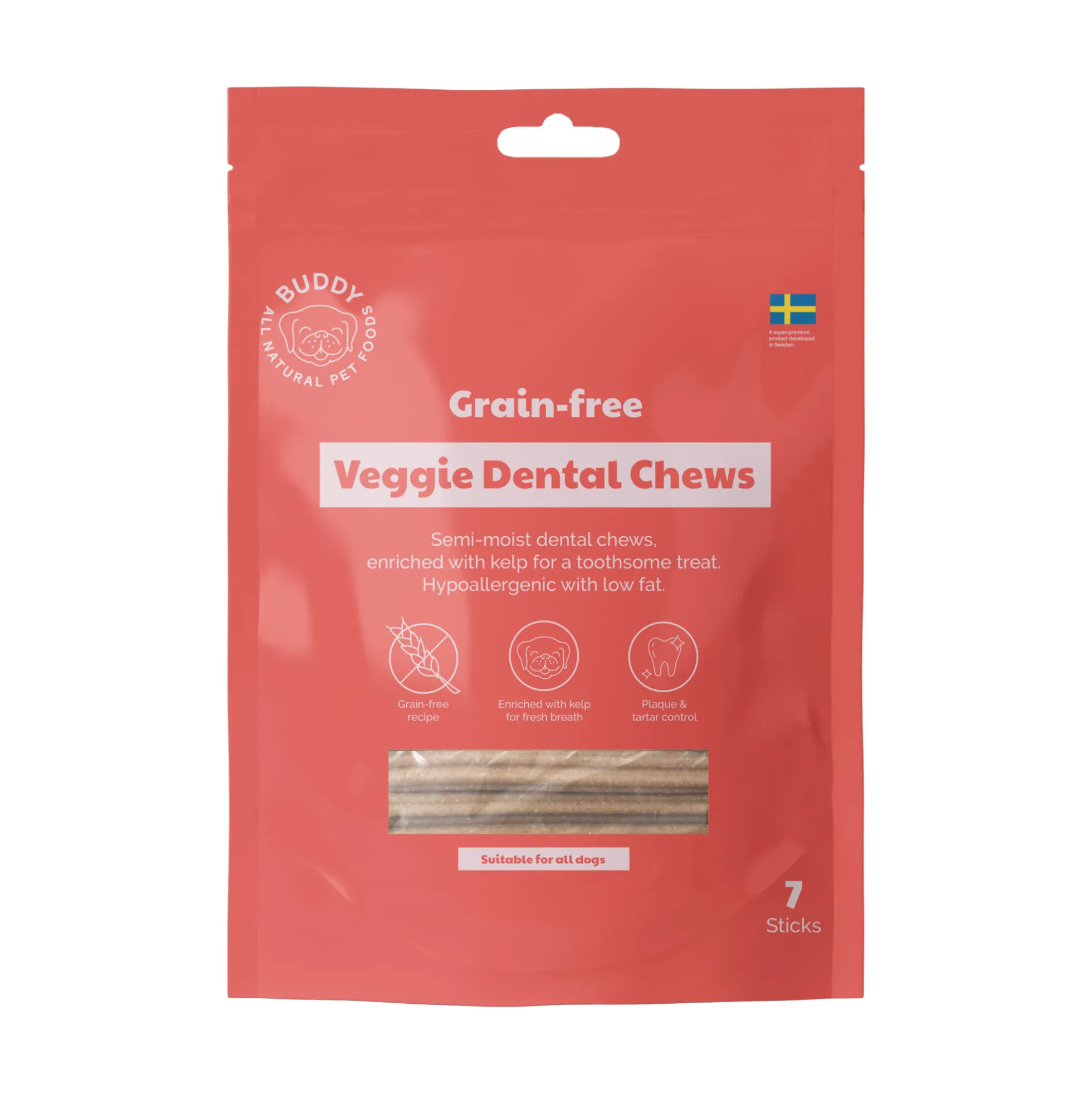 BuddyCare Veggie Dental Chew Grain-free