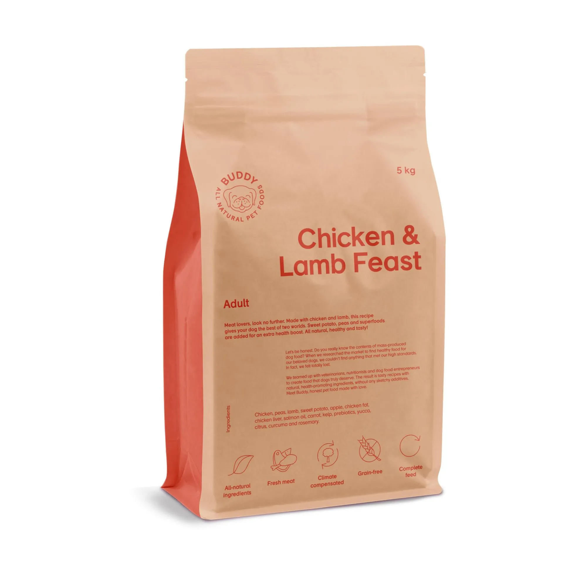 Buddy Pet Foods Buddy Chicken & Lamb Feast