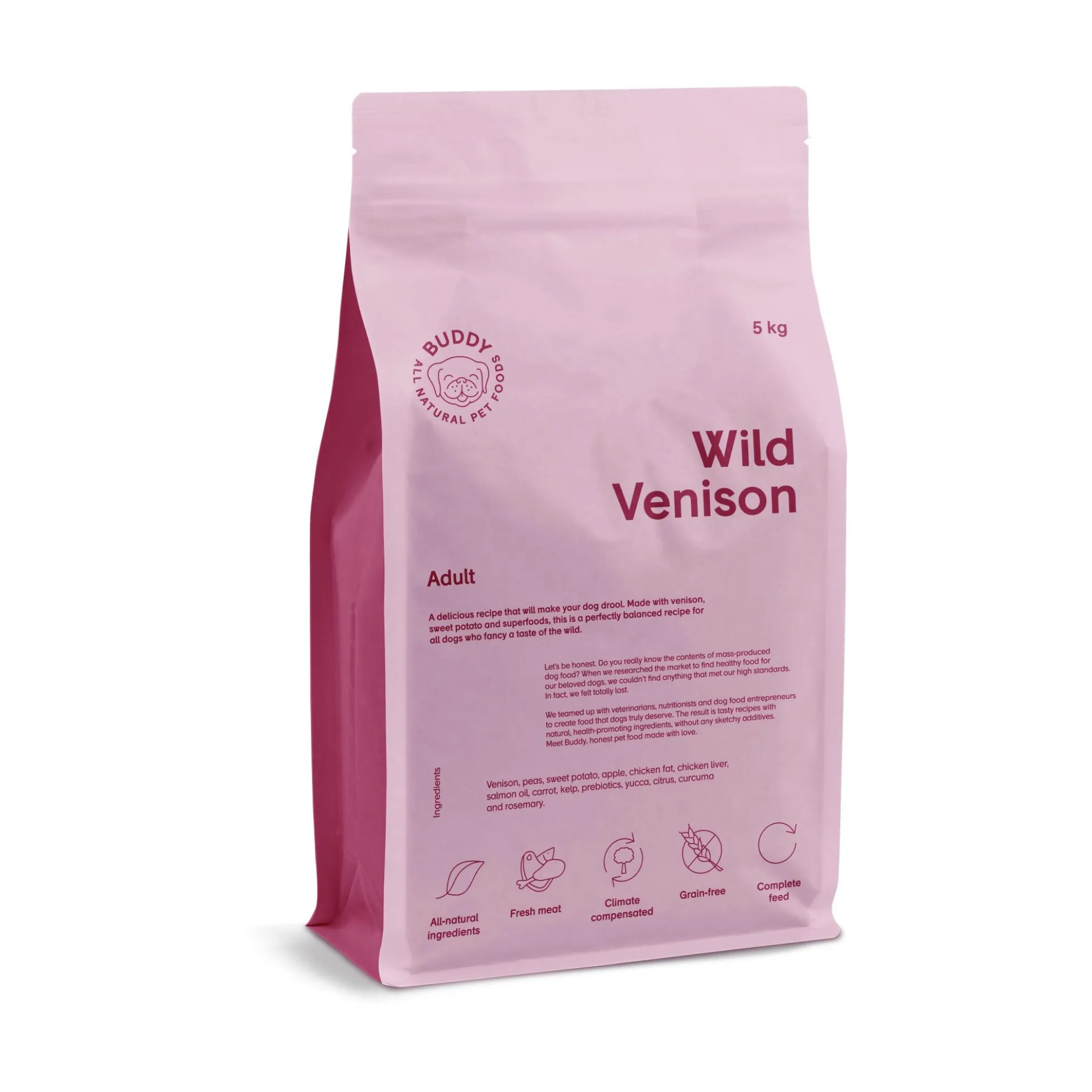 Buddy Pet Foods Buddy Wild Venison