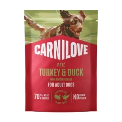 Carnilove Dog Pouch Paté Turkey & Duck with Timothy Grass