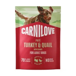 Carnilove Dog Pouch Paté Turkey & Quail with Carrot