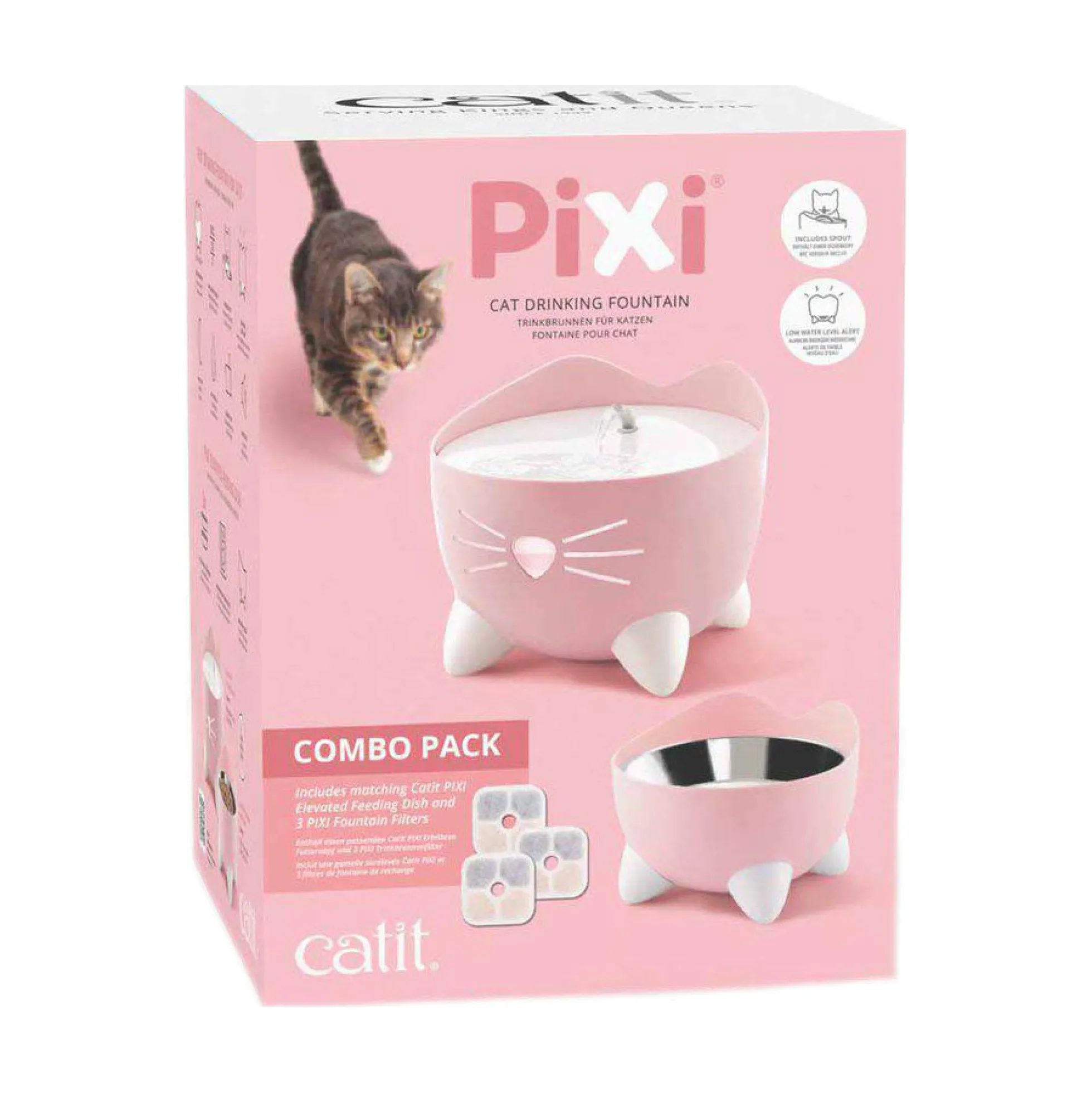 Catit Pixi Combo Kit Fontän + Matskål
