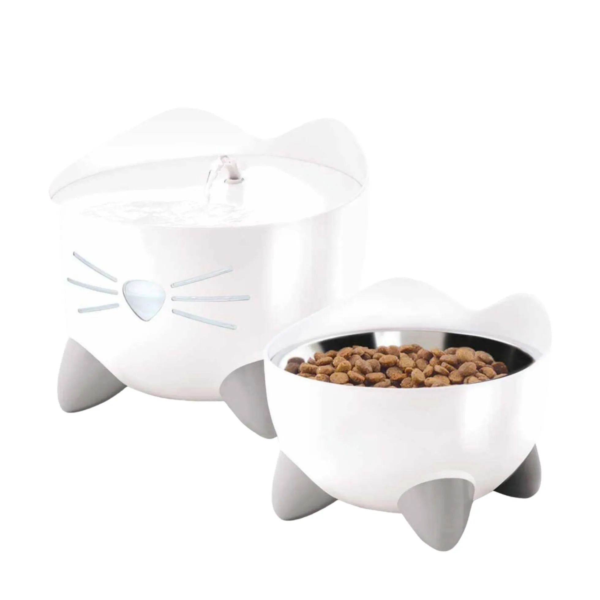 Catit Pixi Combo Kit Fontän + Matskål