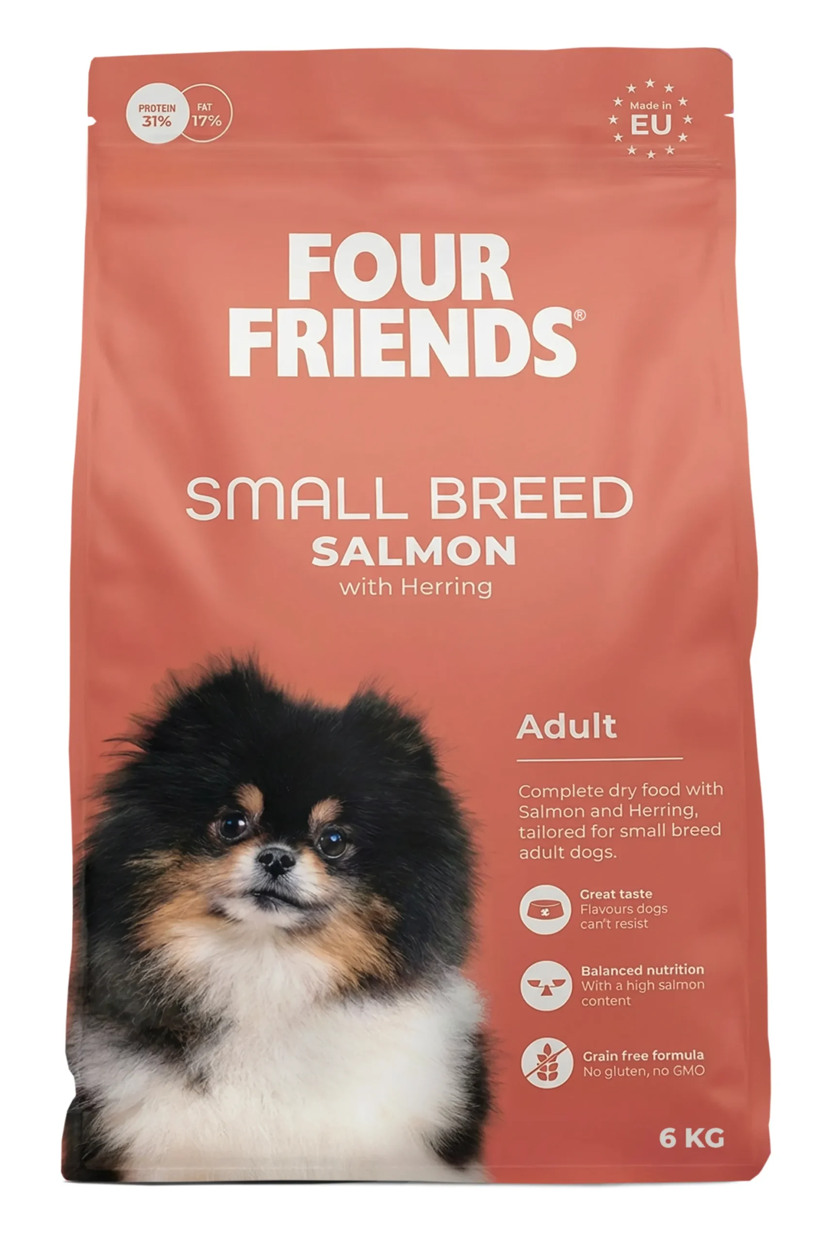 Four Friends FourFriends Dog Small Breed Salmon