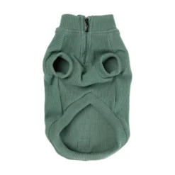 FuzzYard Pet Products FuzzYard Life Ribbed Sweater Myrtle Green
