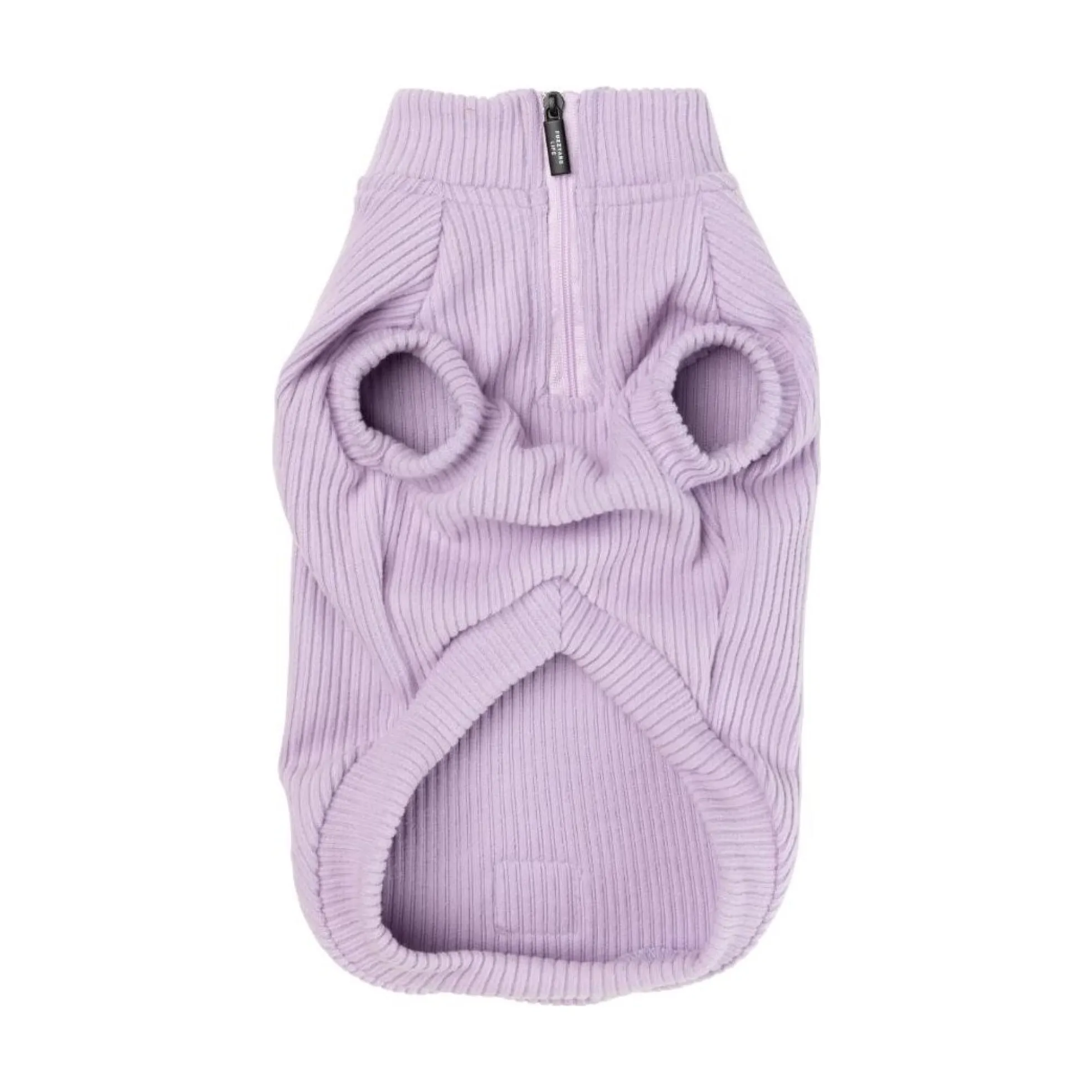 FuzzYard Pet Products FuzzYard Life Ribbed Sweater Lilac