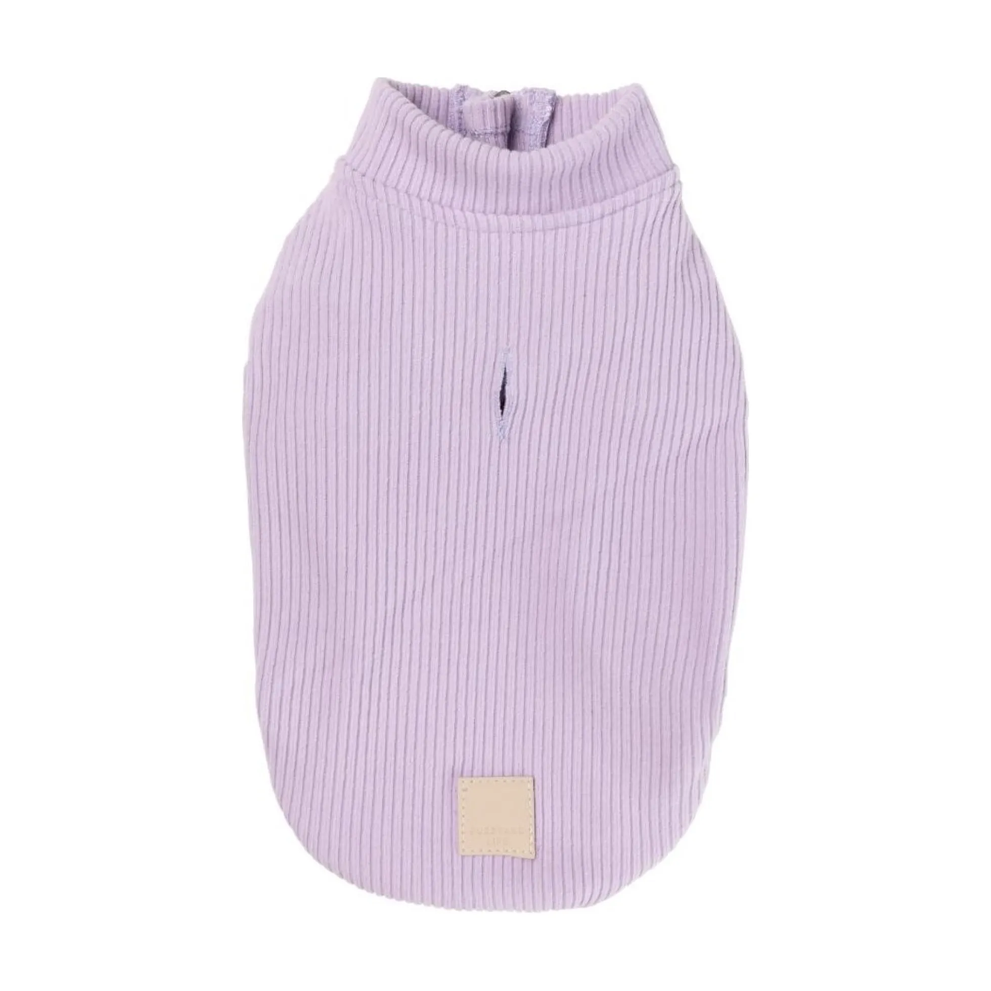 FuzzYard Pet Products FuzzYard Life Ribbed Sweater Lilac