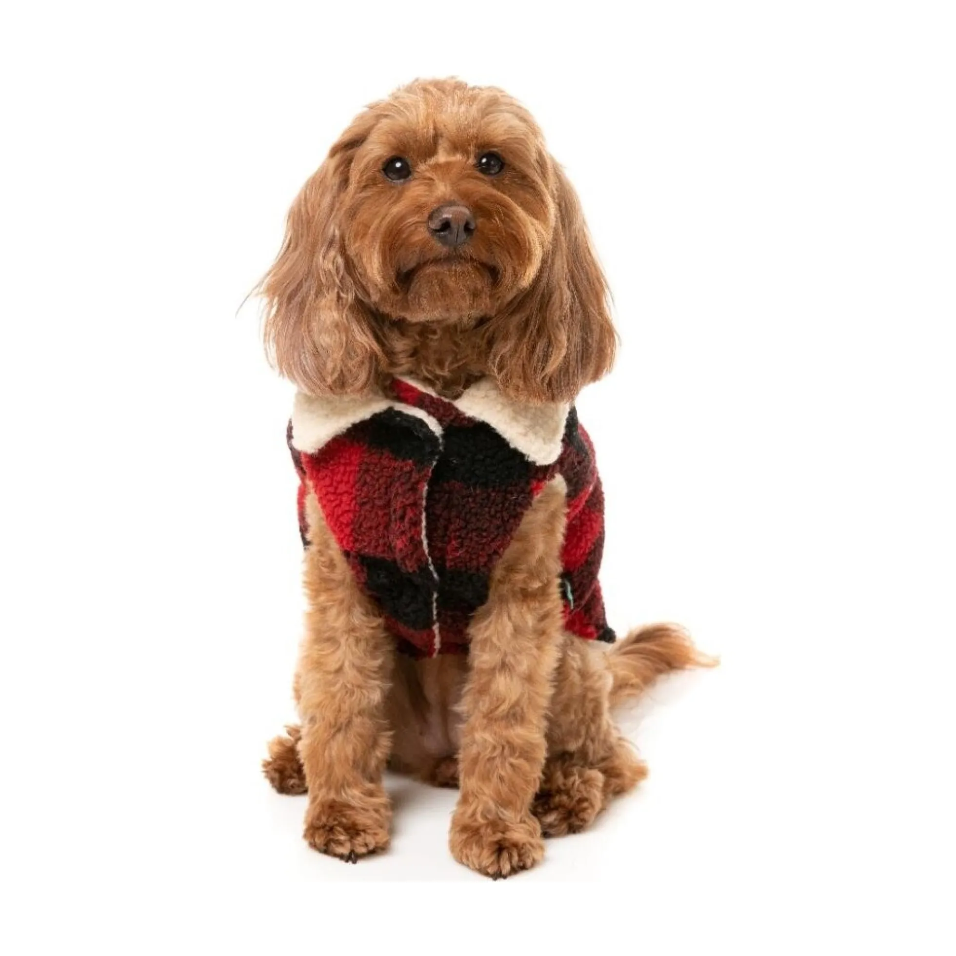 FuzzYard Pet Products FuzzYard Lumber jacket 25 Red