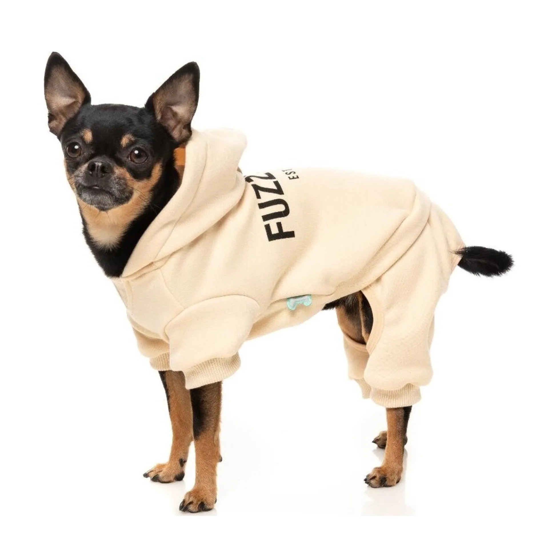 FuzzYard Pet Products FuzzYard Urban Tacksuit Buttermilk