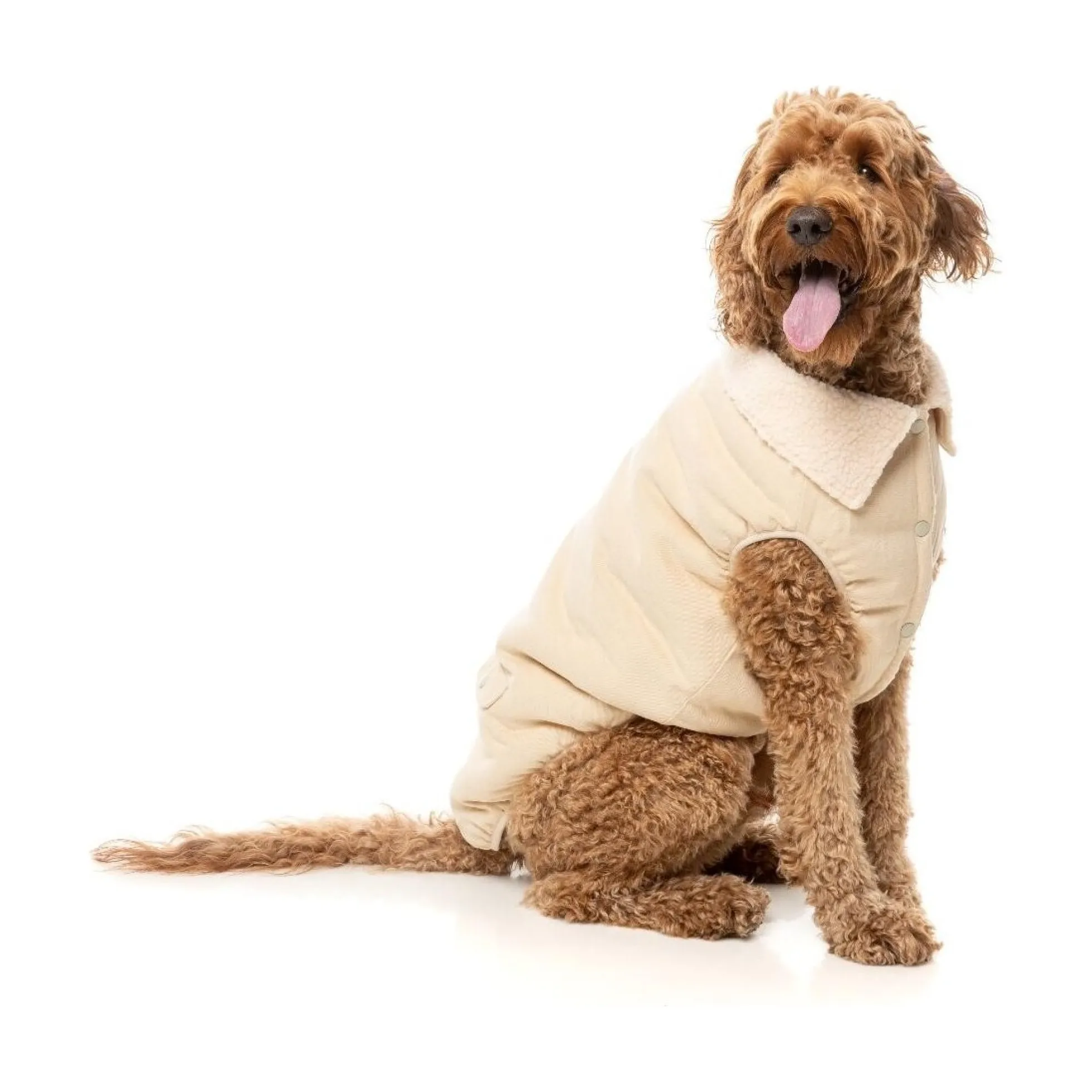FuzzYard Pet Products FuzzYard Frontier Jacket Tan