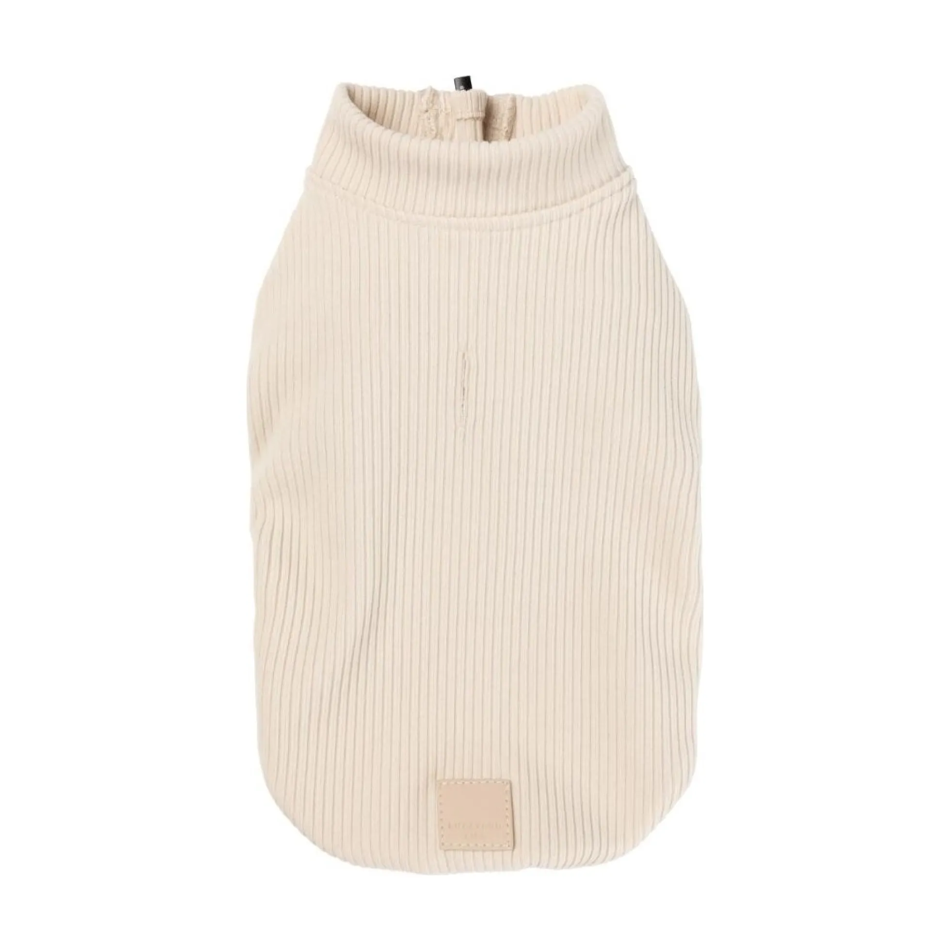 FuzzYard Pet Products FuzzYard Life Ribbed Sweater Sandstone