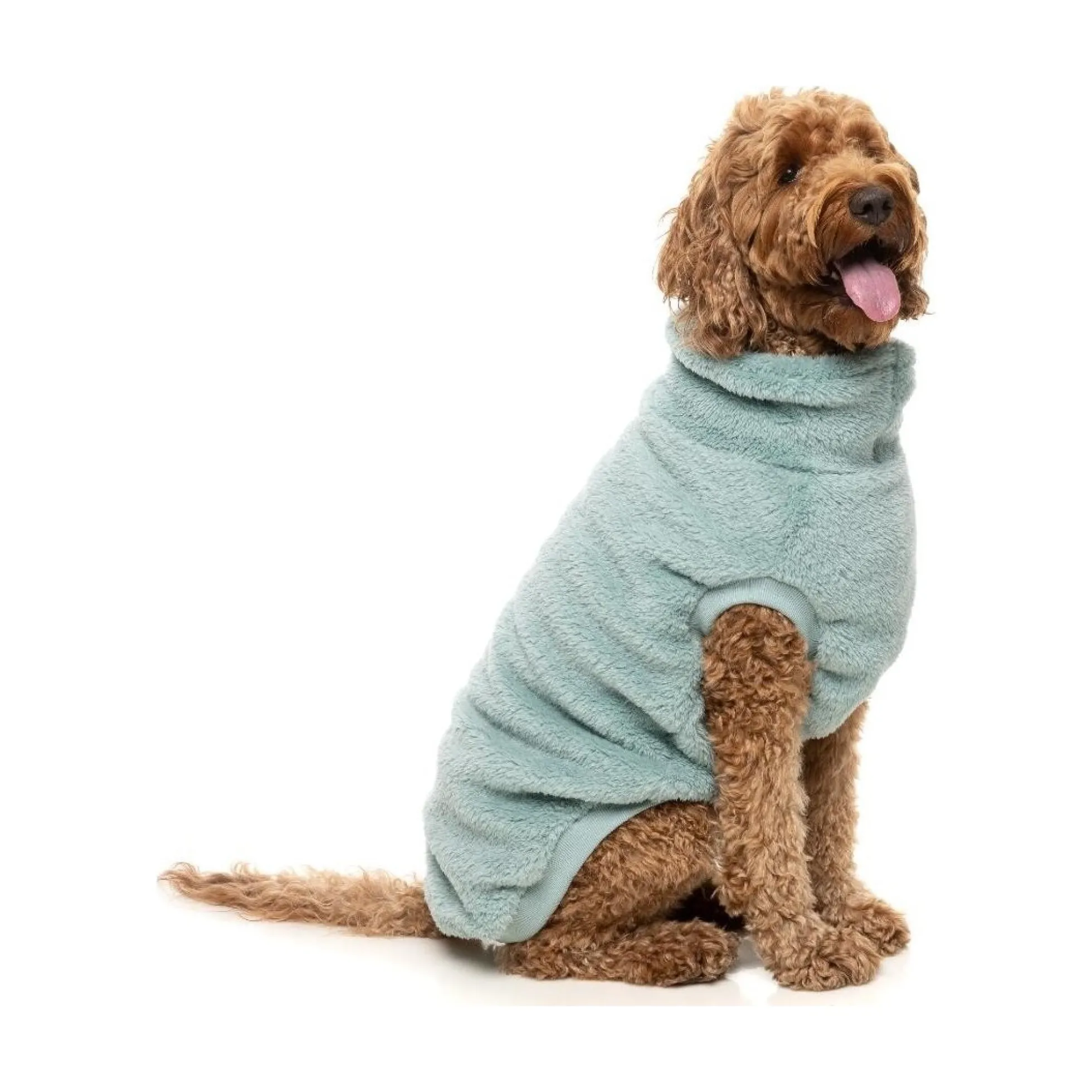 FuzzYard Pet Products FuzzYard Sweater Turtle Teddy 25 Blue