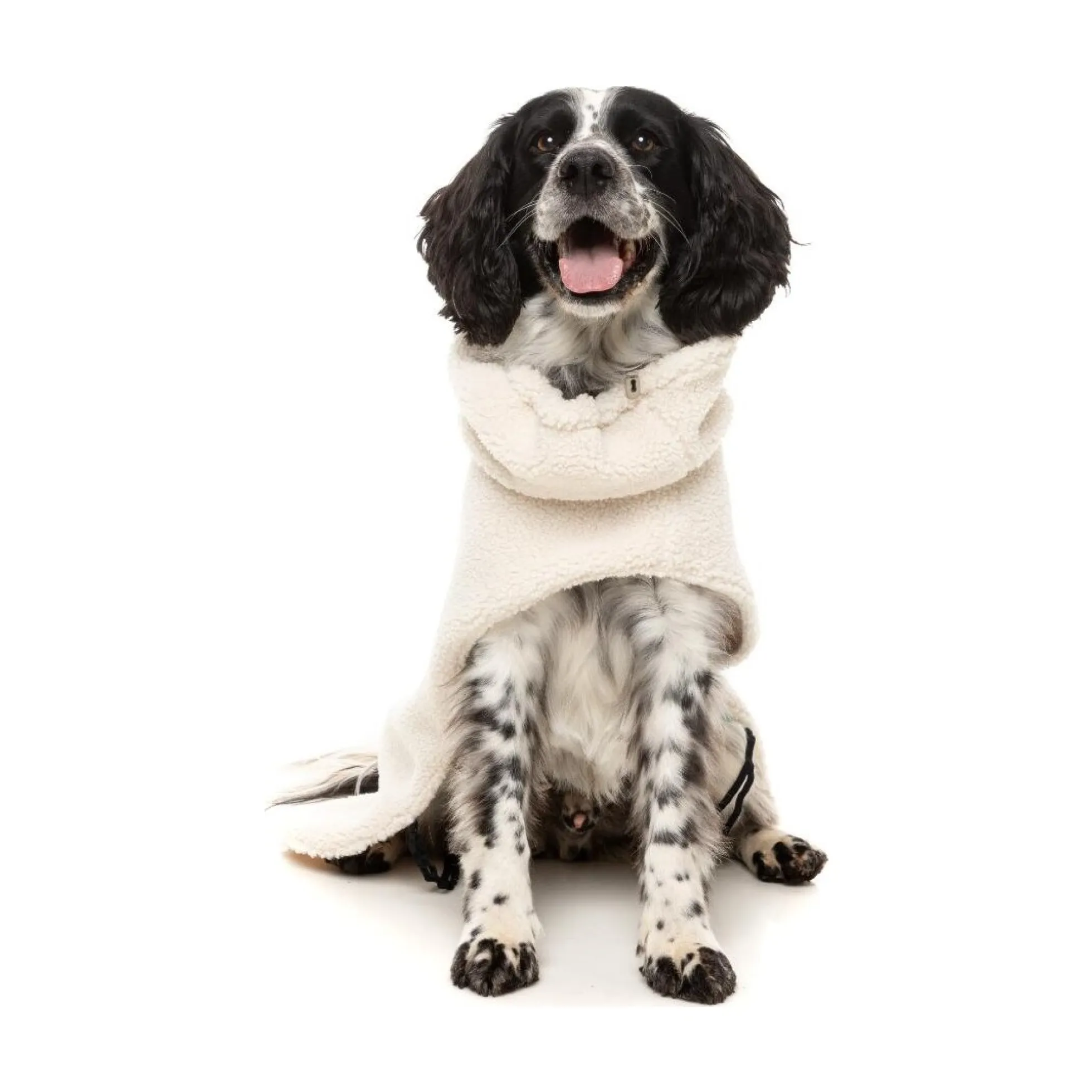 FuzzYard Pet Products FuzzYard Cosy Snood Coat Eggshell