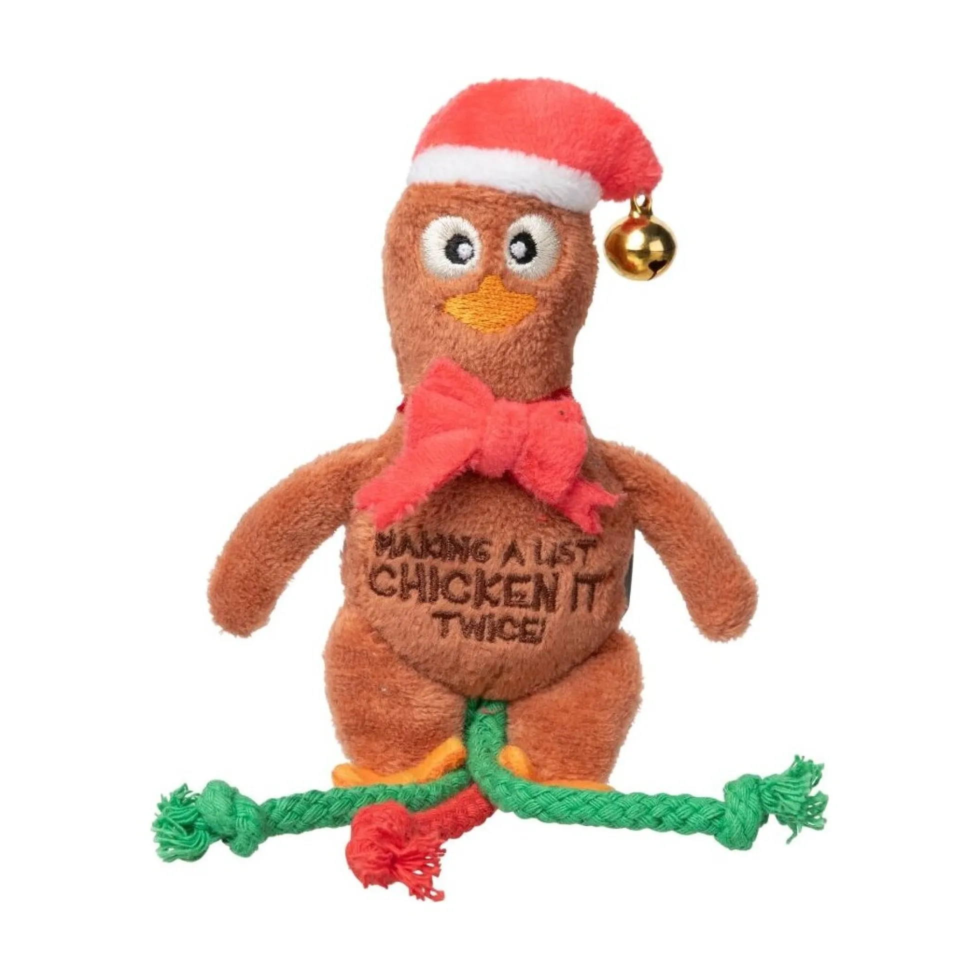 FuzzYard Xmas Kattleksak Chicken it Twice Chook