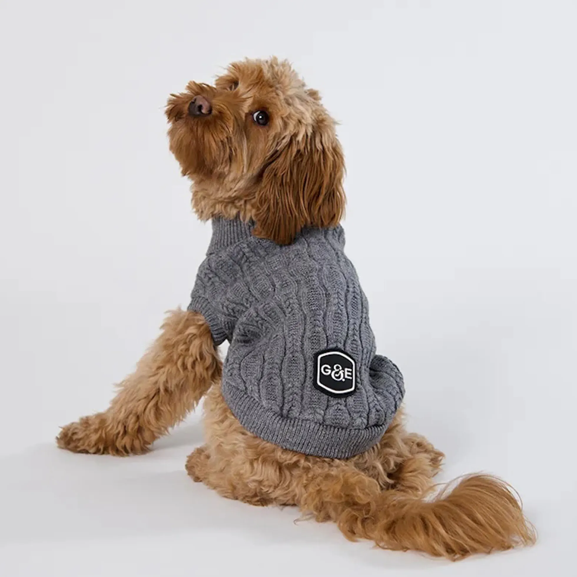 Gustaf & Evita Comfort Stickad Hundtröja