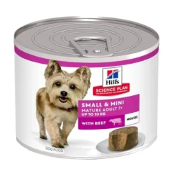Hill's Pet Nutrition Hill's SCIENCE PLAN Small & Mini Adult 7+ Mousse med Biff