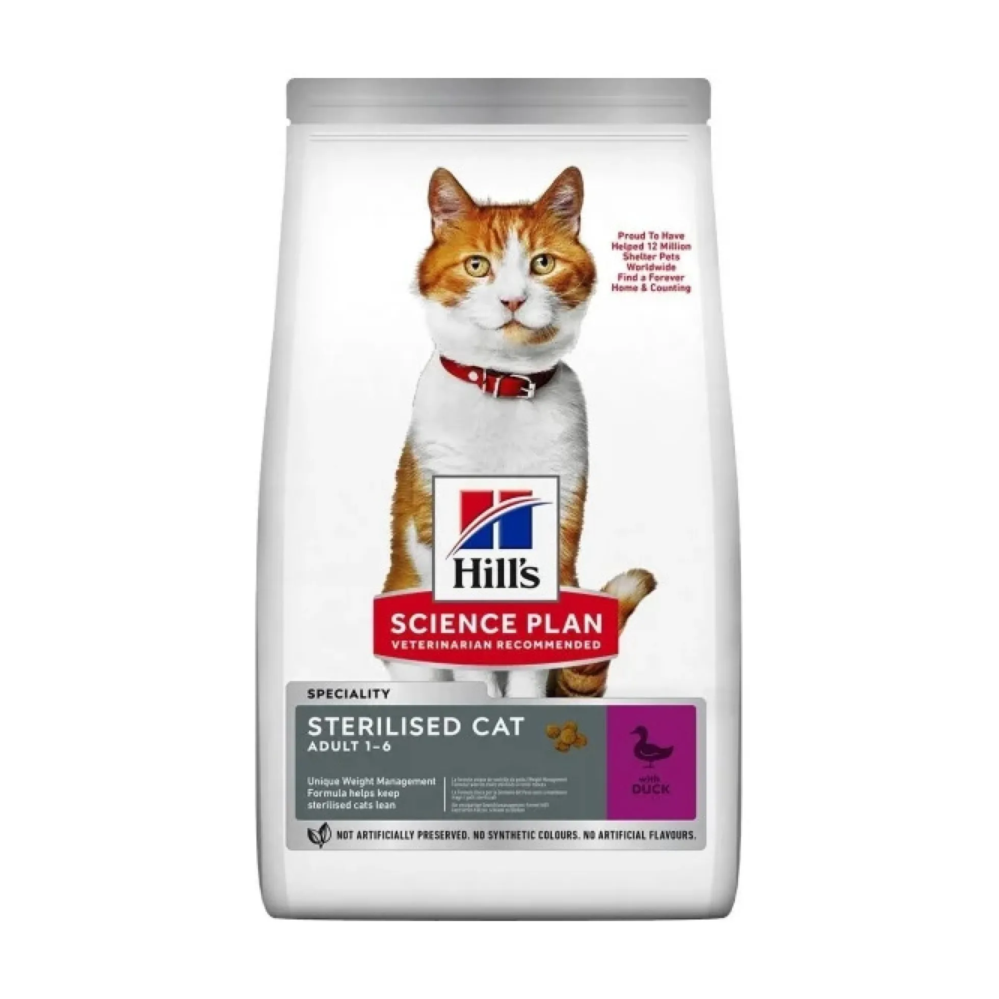 Hill's Pet Nutrition Hill's SCIENCE PLAN Adult Sterilised Cat Torrfoder med Anka