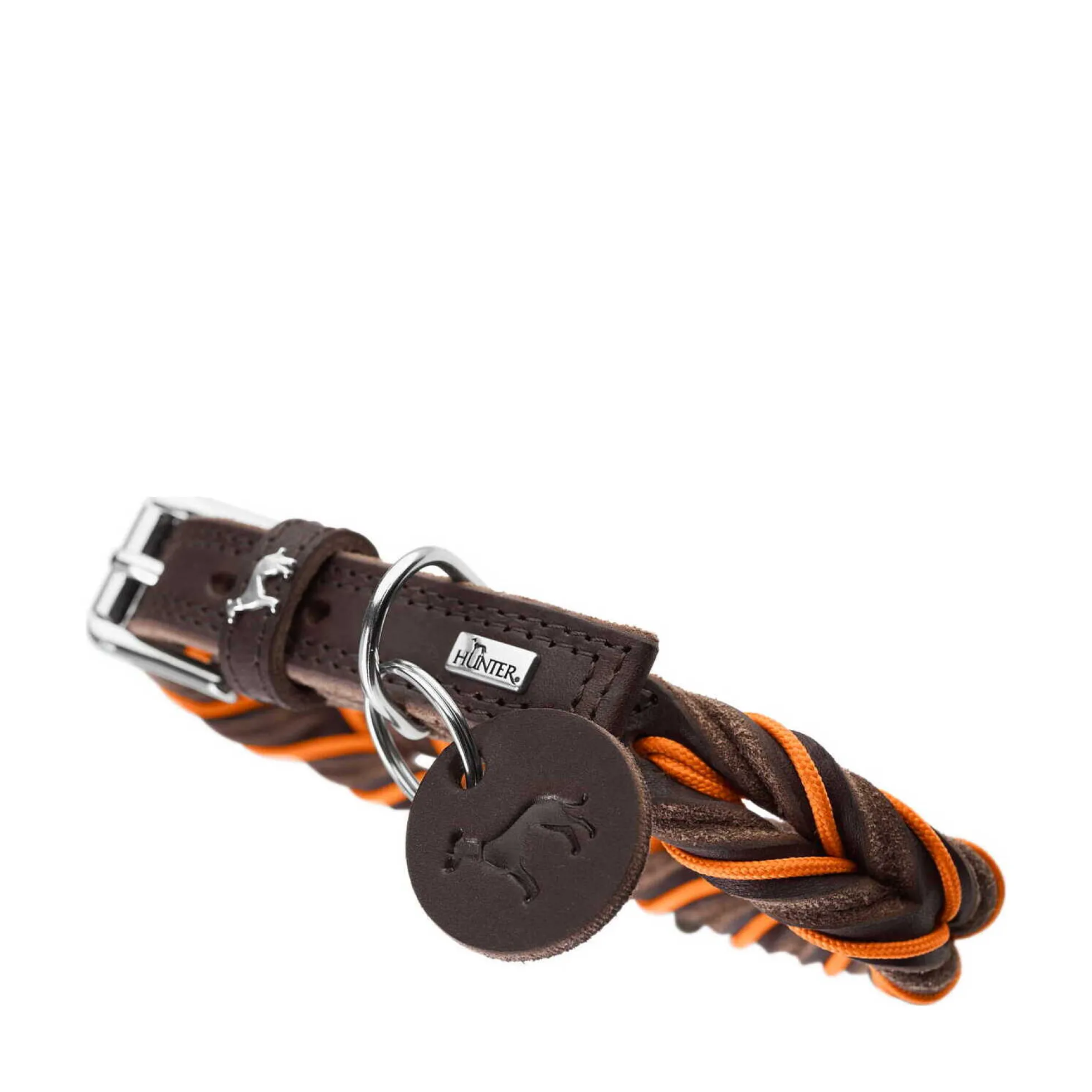 Hunter Solid Education Cord Läderhalsband