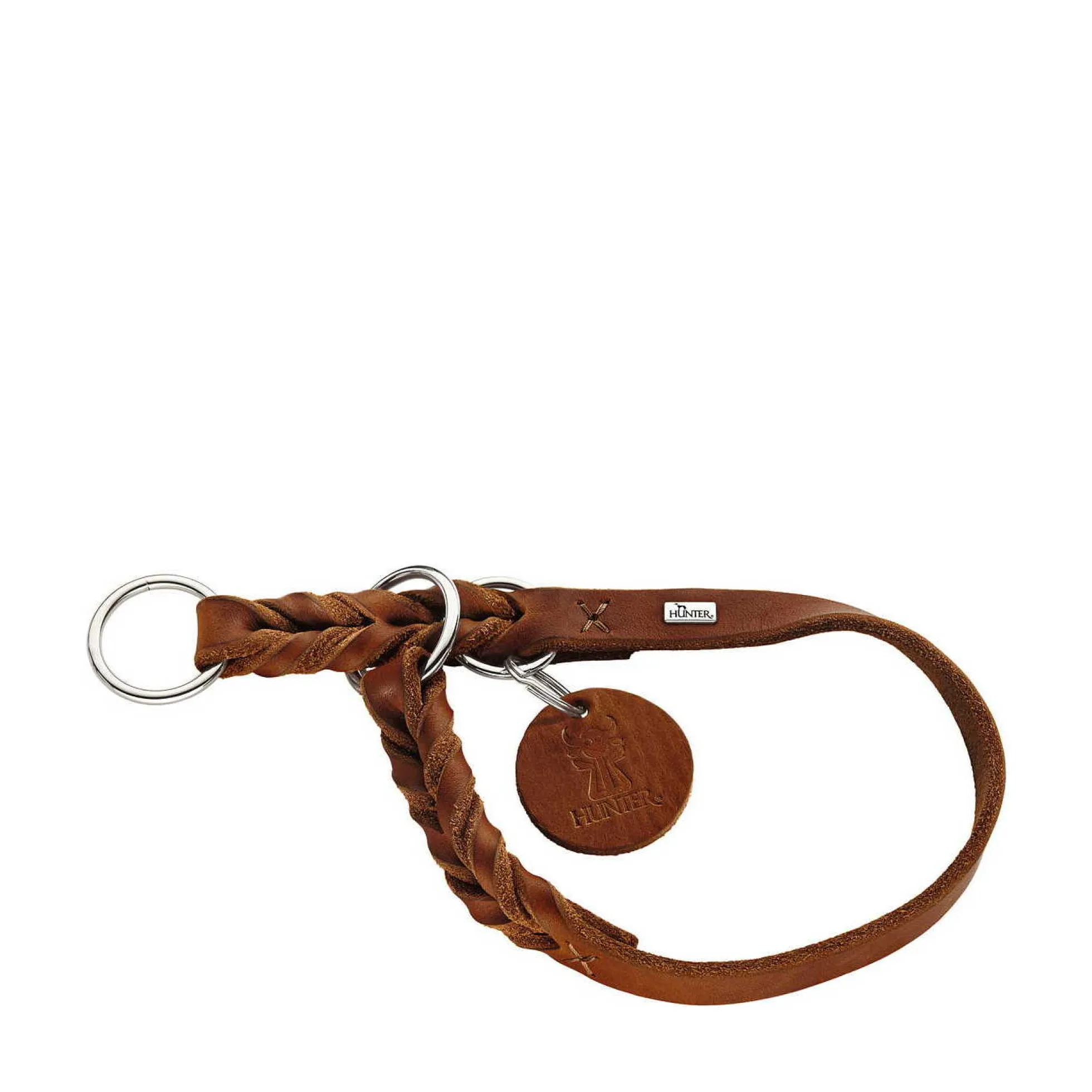 Hunter Solid Education Halvstryp Läderhalsband