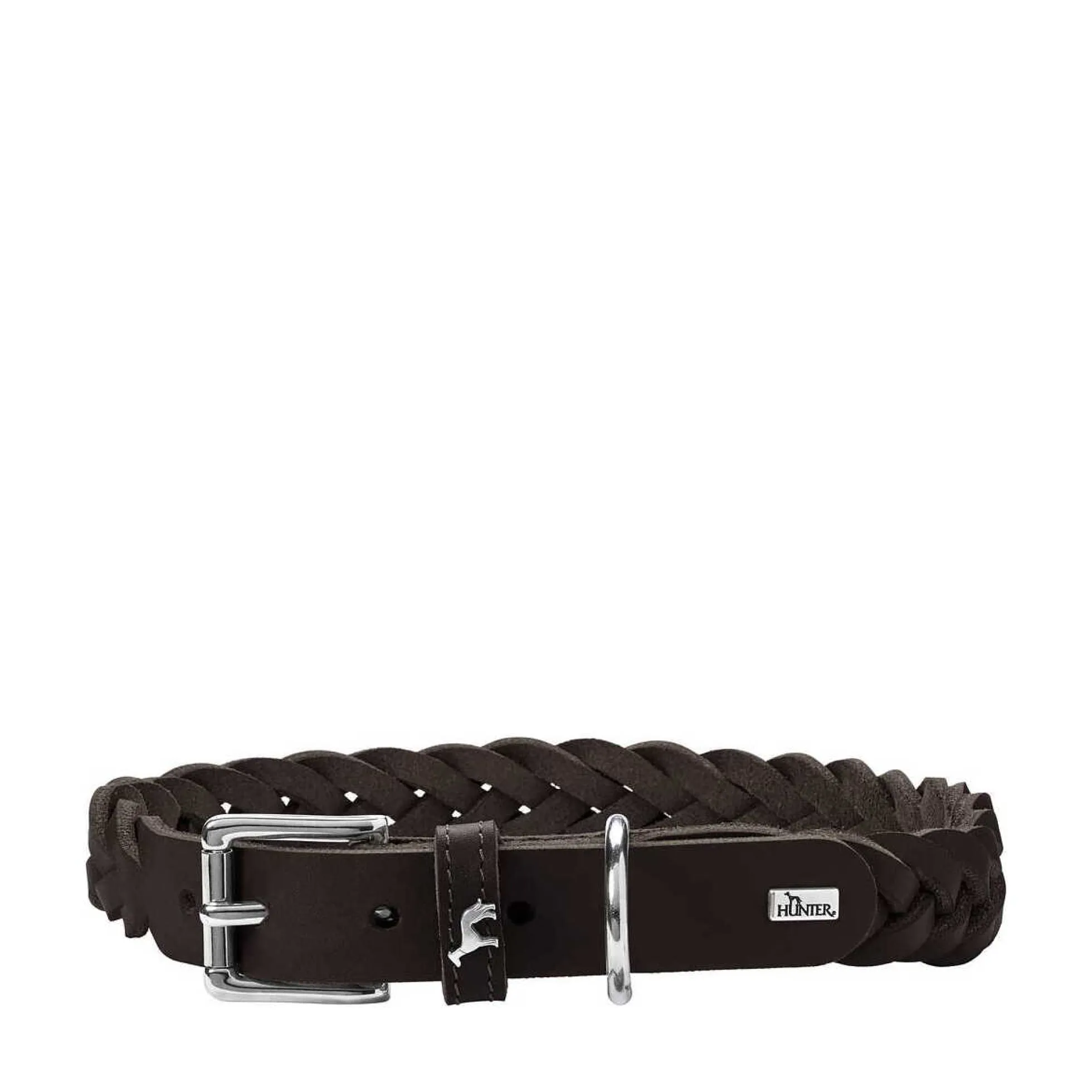 Hunter Solid Education Special Läderhalsband
