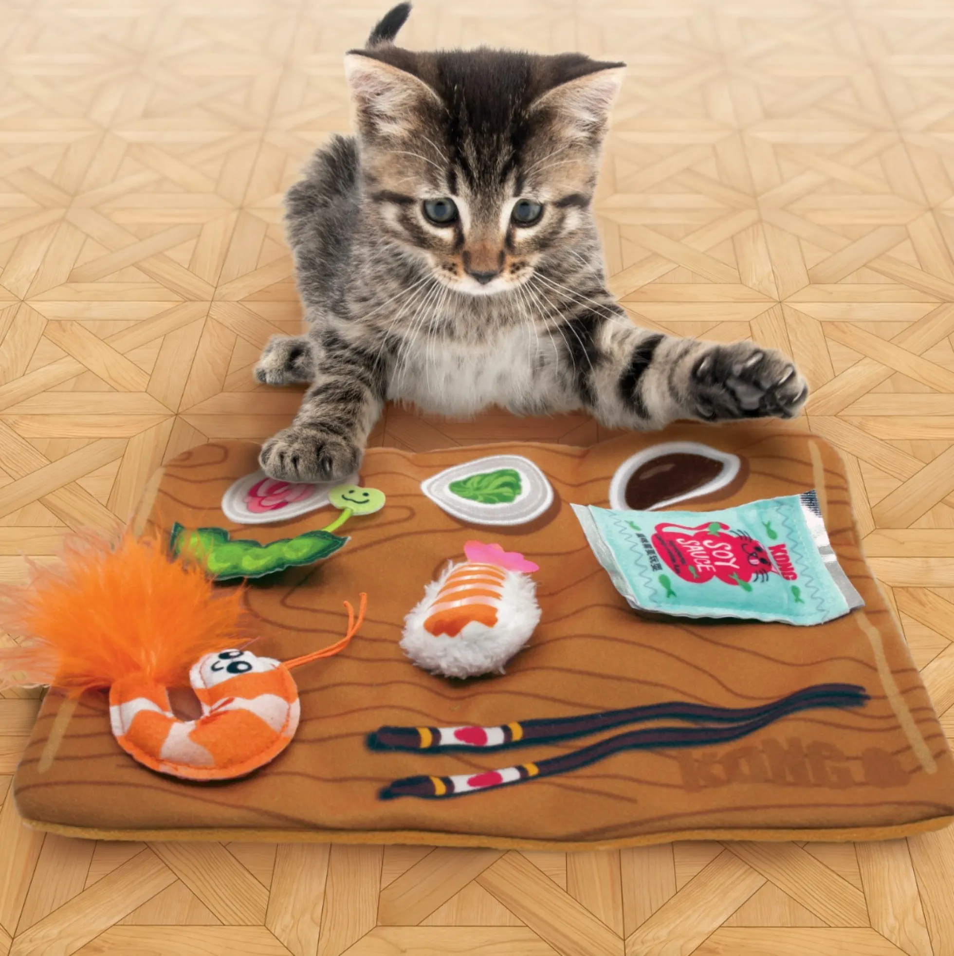 KONG Pull-A-Partz Sushi