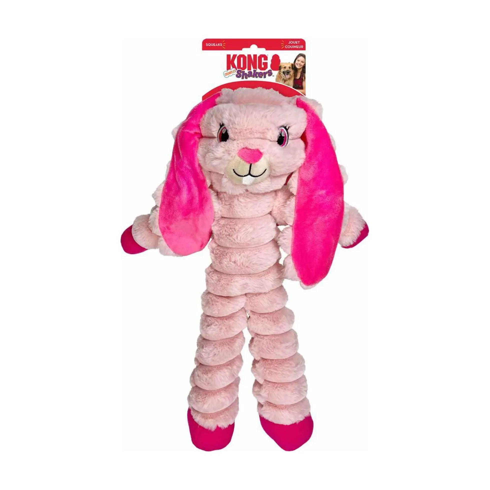 KONG Shakers Crumples XL Bunny
