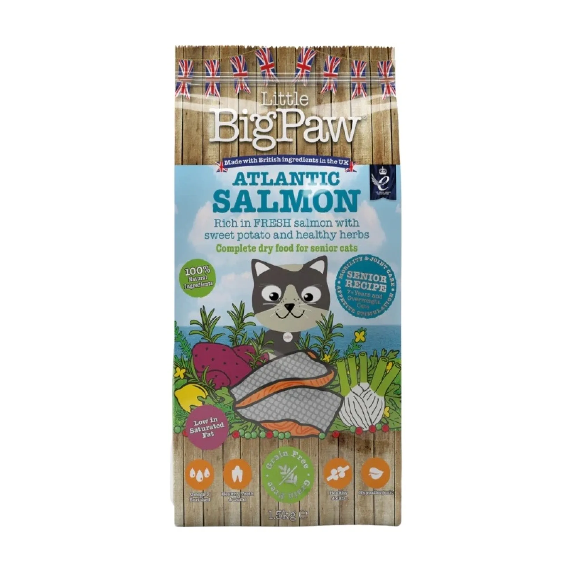 Little BigPaw Atlantic Salmon Senior Cat