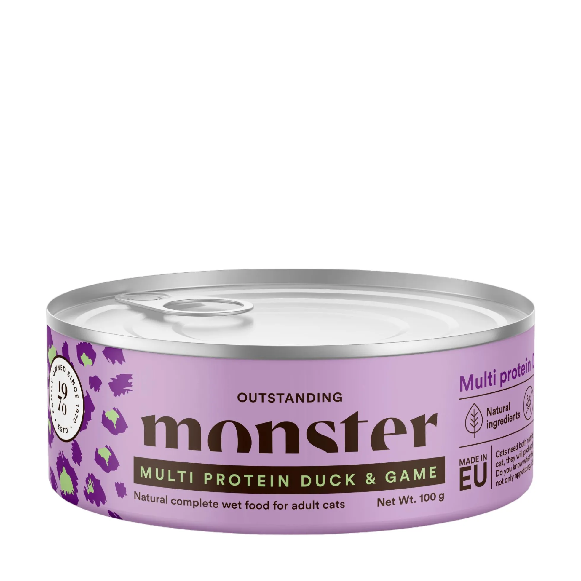 Monster Cat Adult Multi Protein Duck & Game