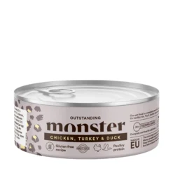 Monster Cat Adult Multi Protein Chicken, Turkey & Duck