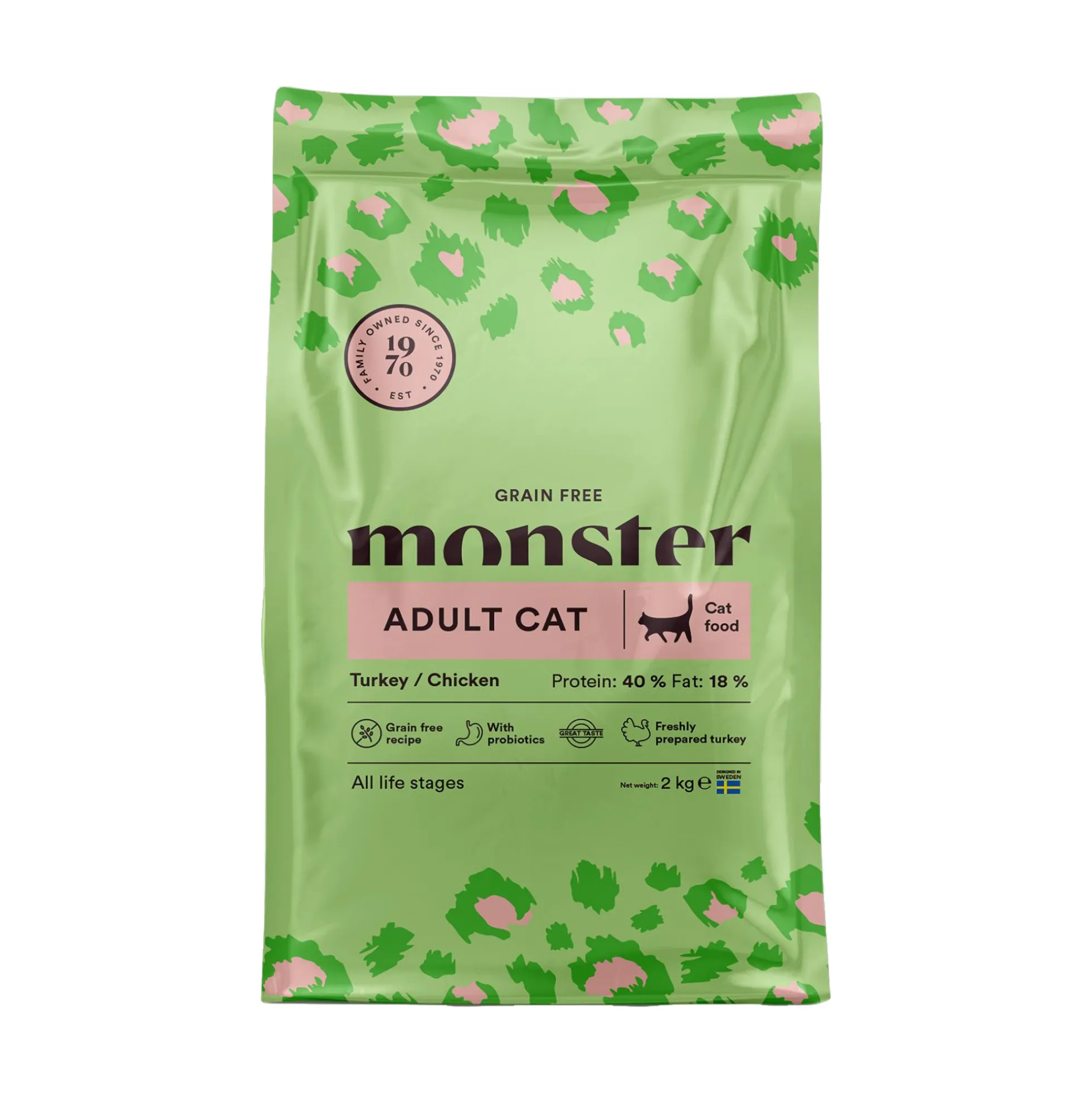 Monster Cat Grain Free Adult Turkey & Chicken