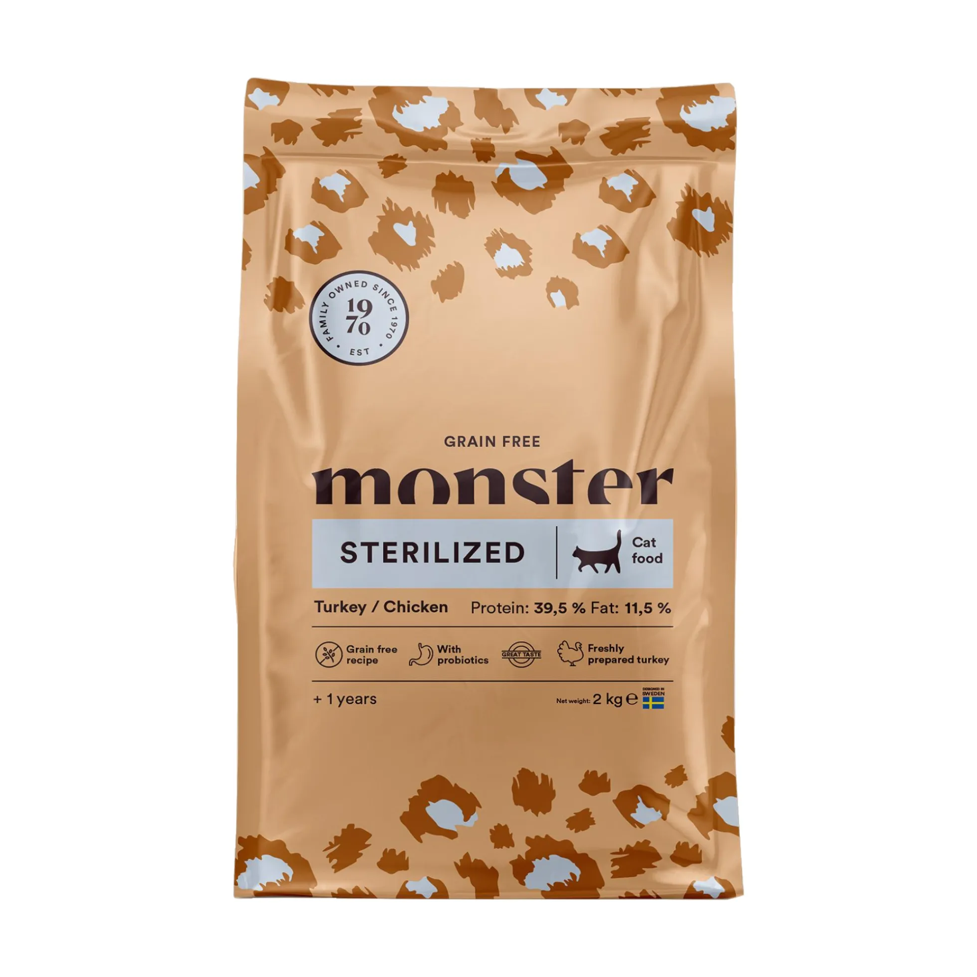Monster Cat Grain Free Sterilized Turkey & Chicken