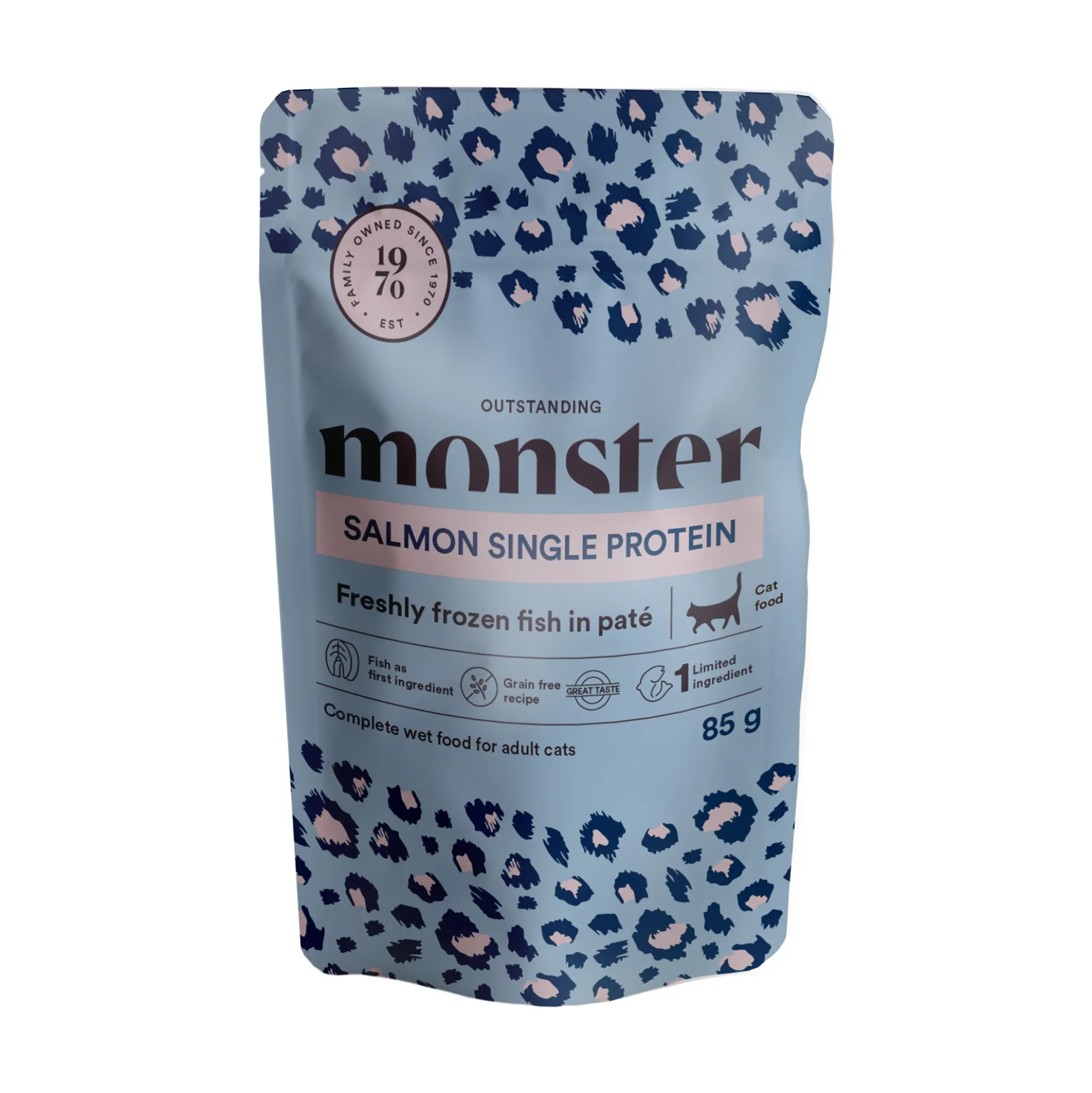 Monster Cat Pouches Adult Salmon