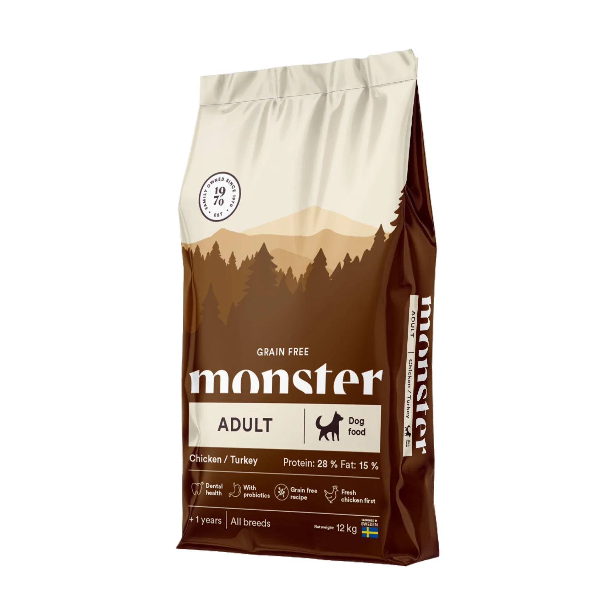 Monster Dog Grain Free Adult All Breed Chicken & Turkey