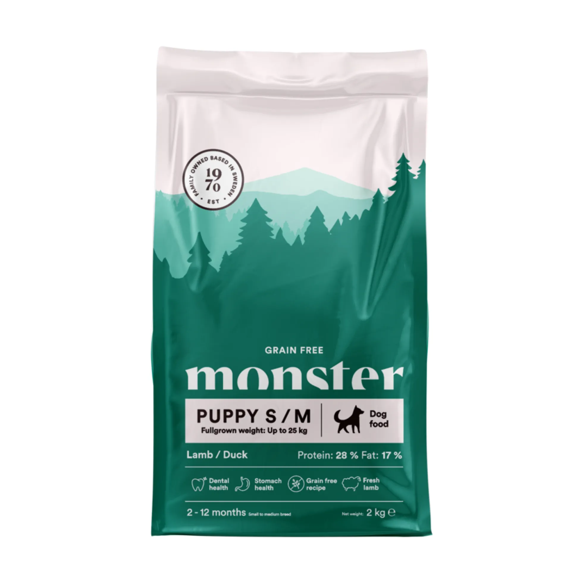 Monster Dog Grain Free Puppy Small-Medium Lamb & Duck