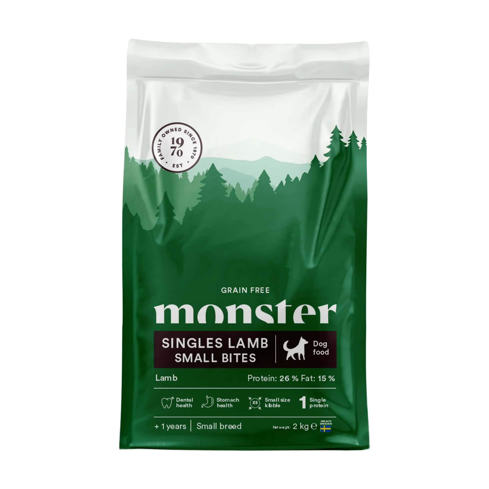 Monster Dog Grain Free Singles Lamb Small Bites