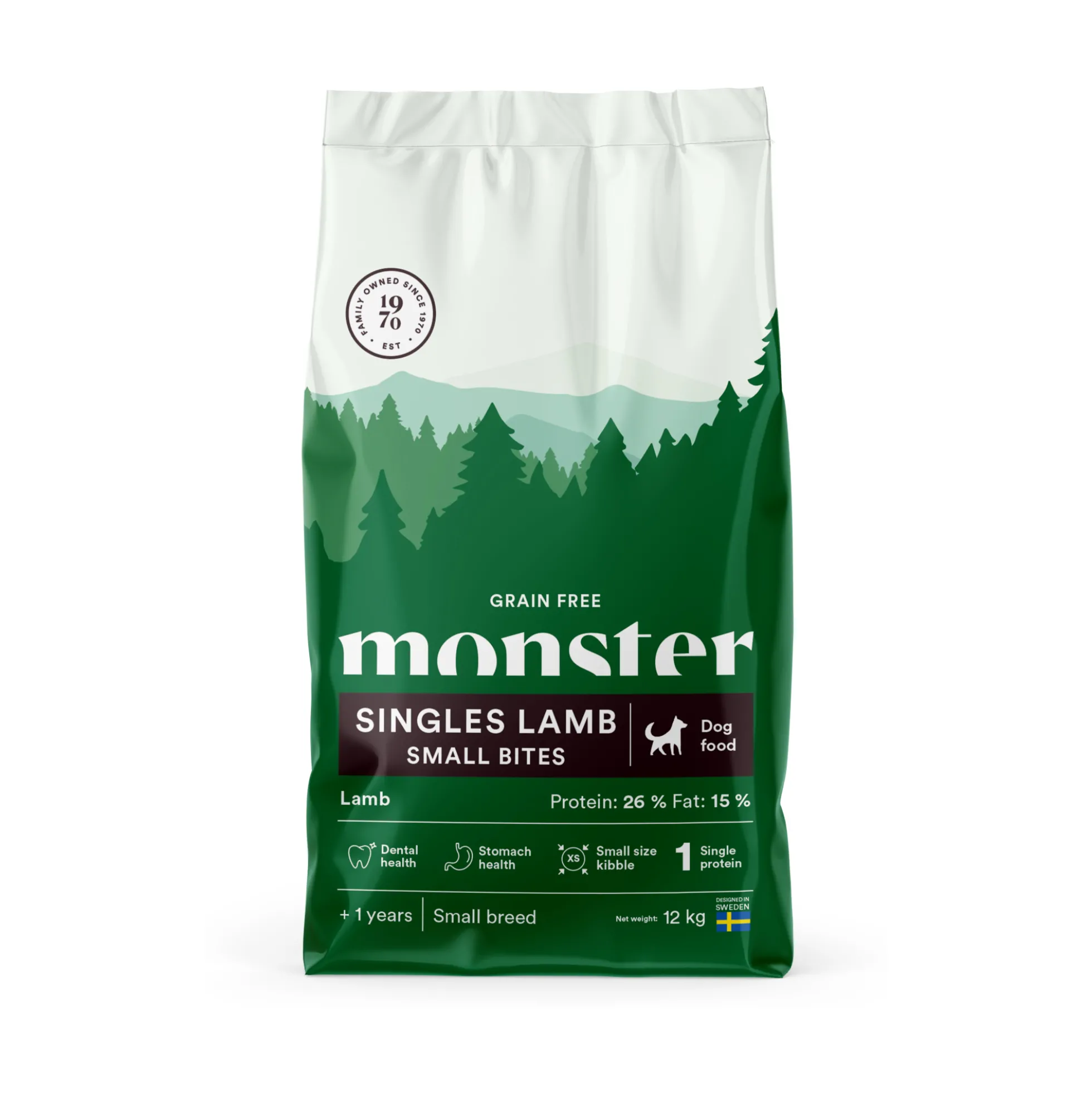 Monster Dog Grain Free Singles Lamb Small Bites