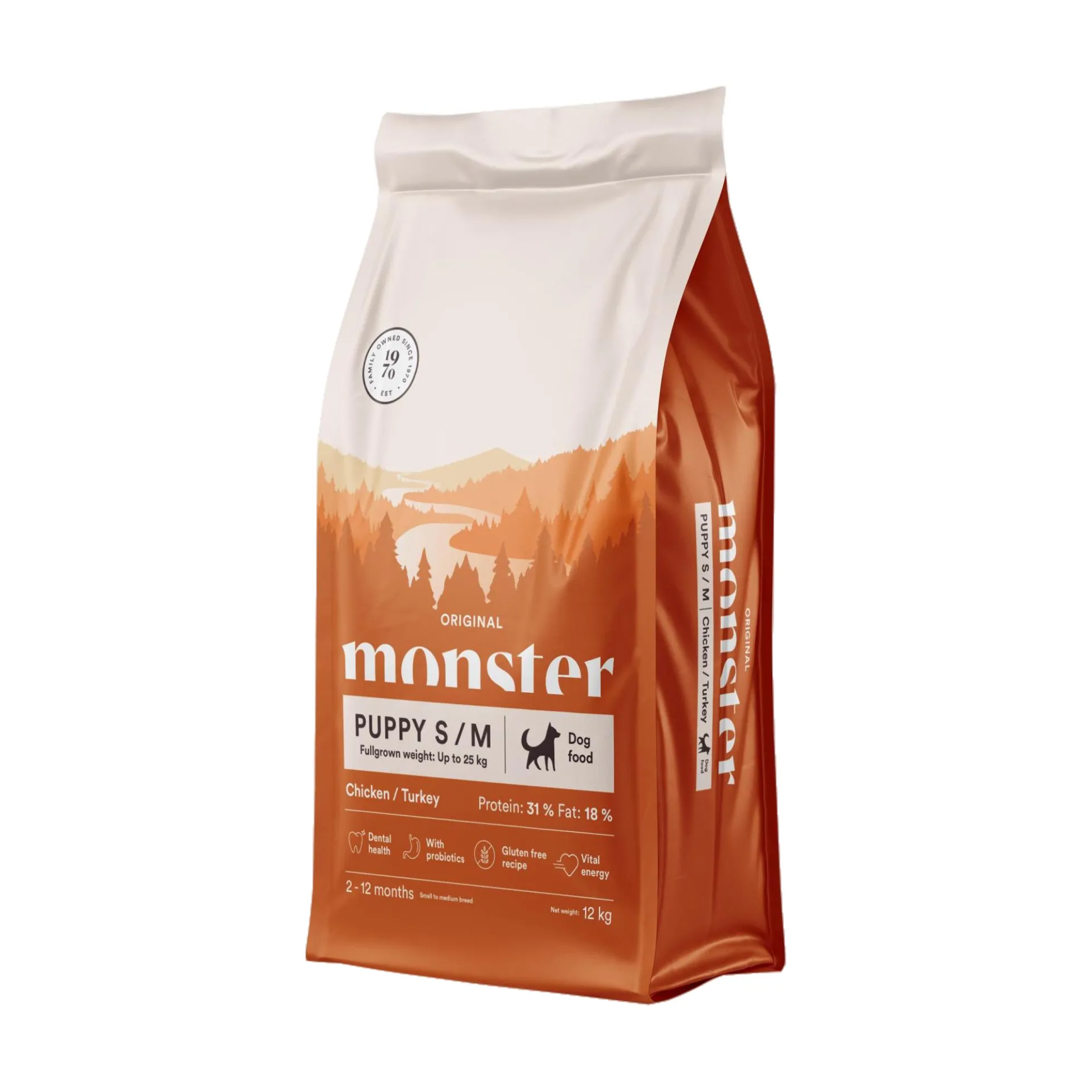 Monster Dog Original Puppy Small-Medium Chicken & Turkey