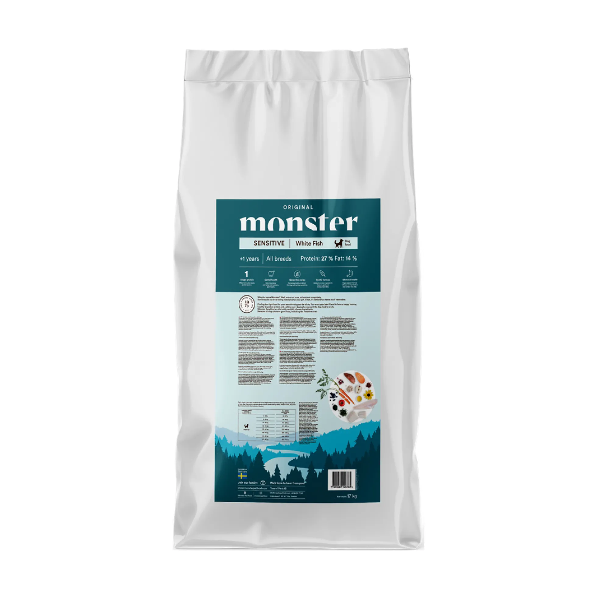 Monster Dog Original Sensitive White Fish