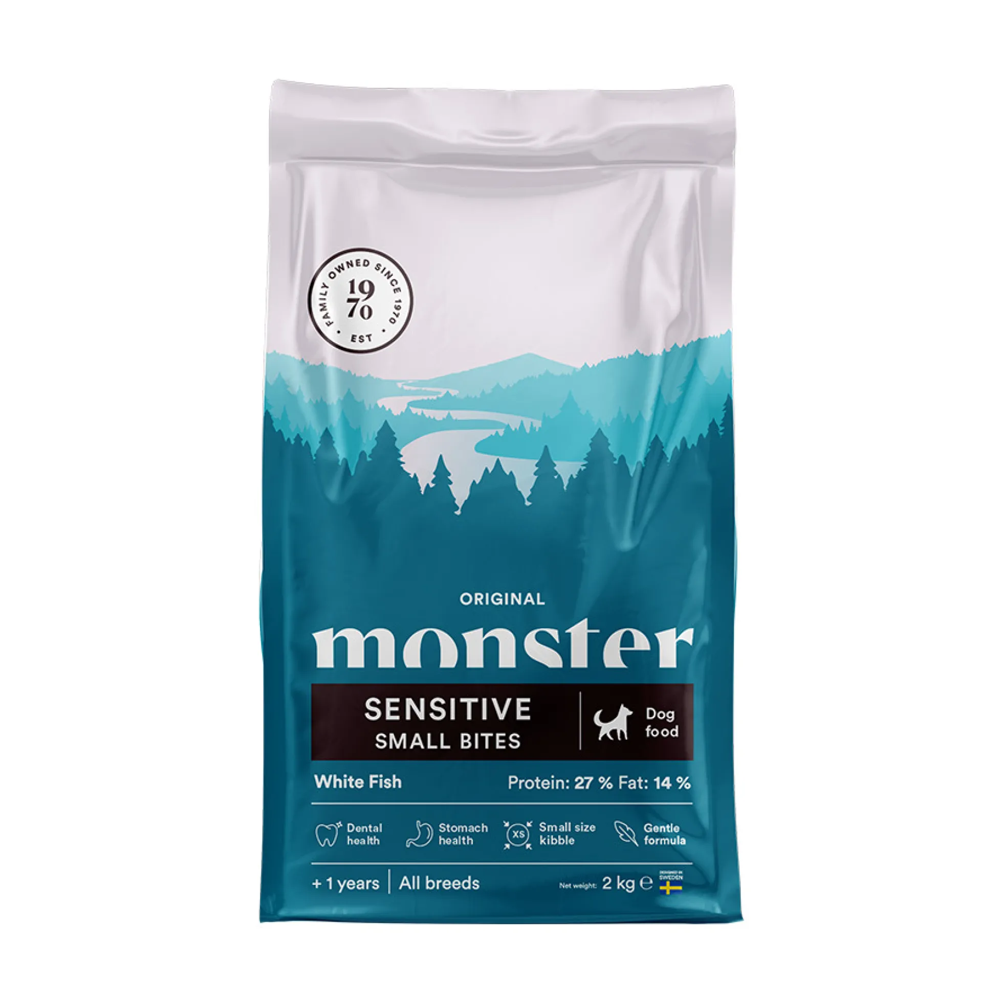 Monster Dog Original Sensitive White Fish Small Bites