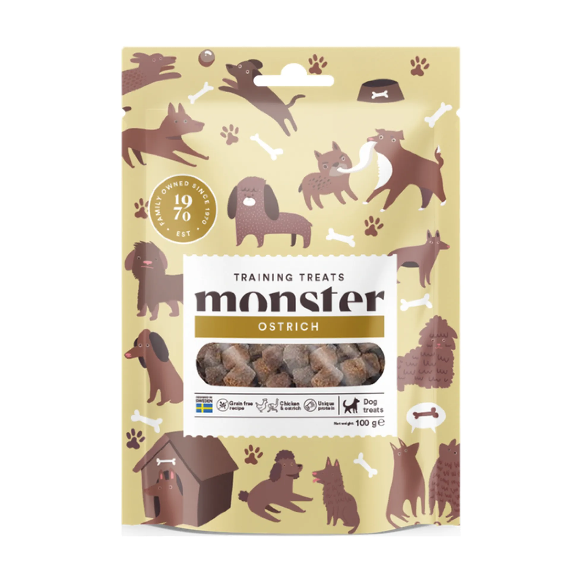 Monster Dog Training Treats Chicken & Ostrich