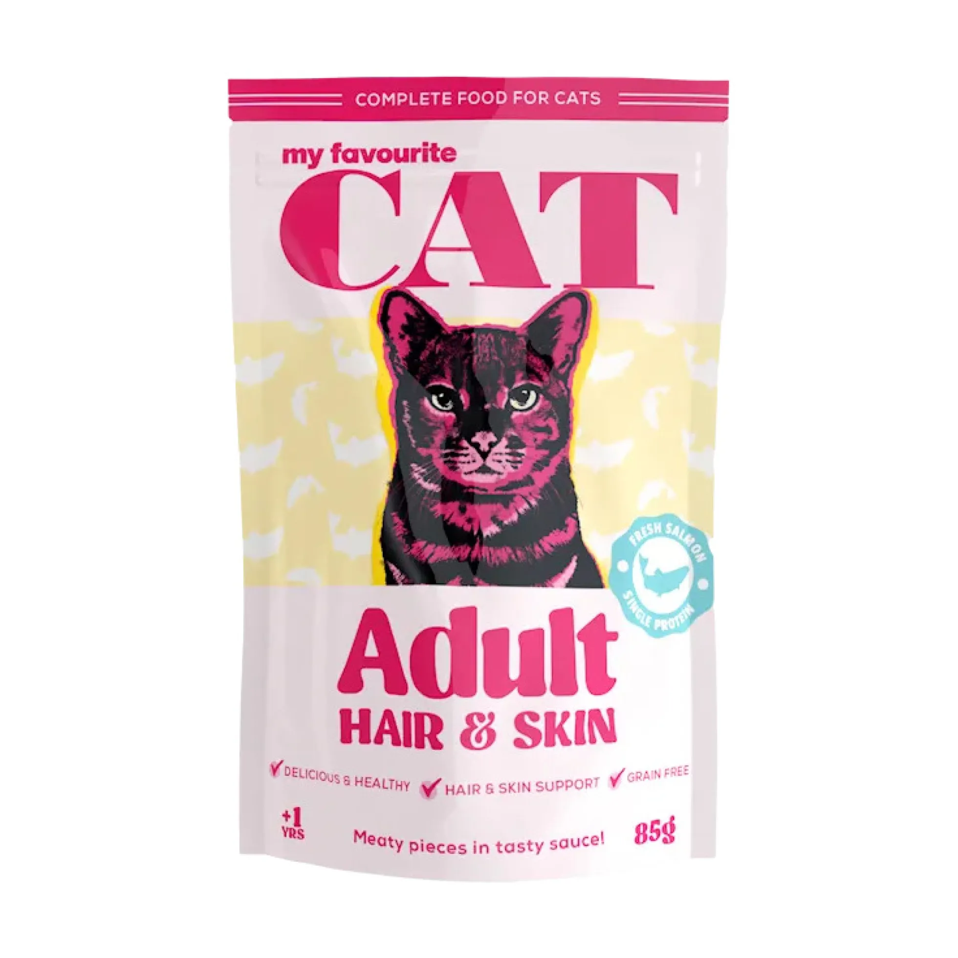My favourite CAT Adult Pouches Salmon Hair & Skin