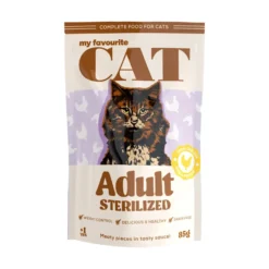 My favourite CAT Adult Pouches Sterilized Chicken