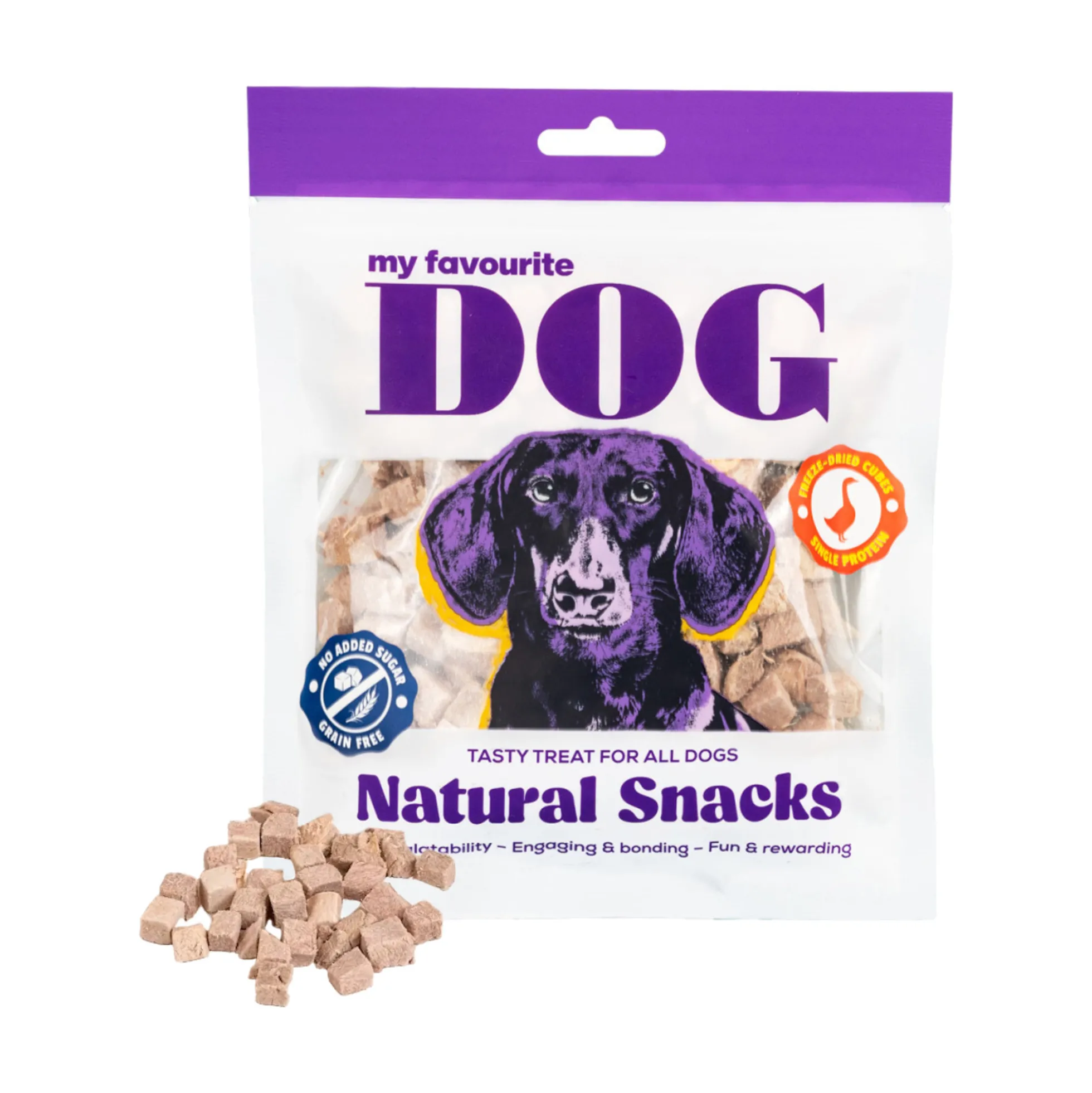 My favourite DOG Freeze-dried Duck Dog Cubes