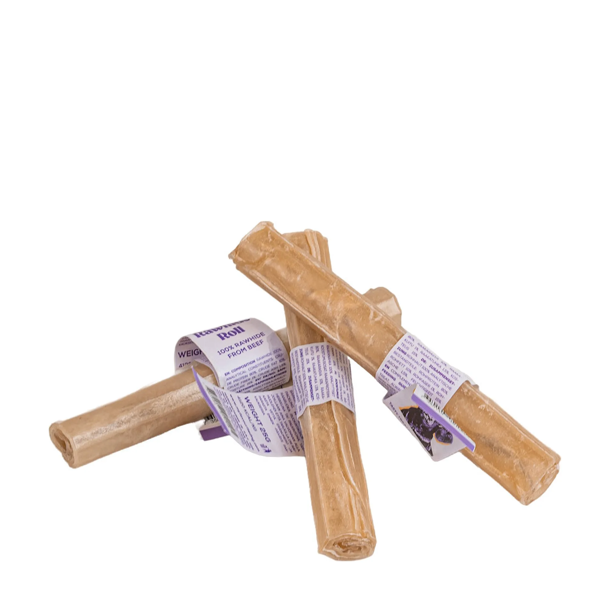My favourite DOG Pressed Rawhide Chew Roll Natural