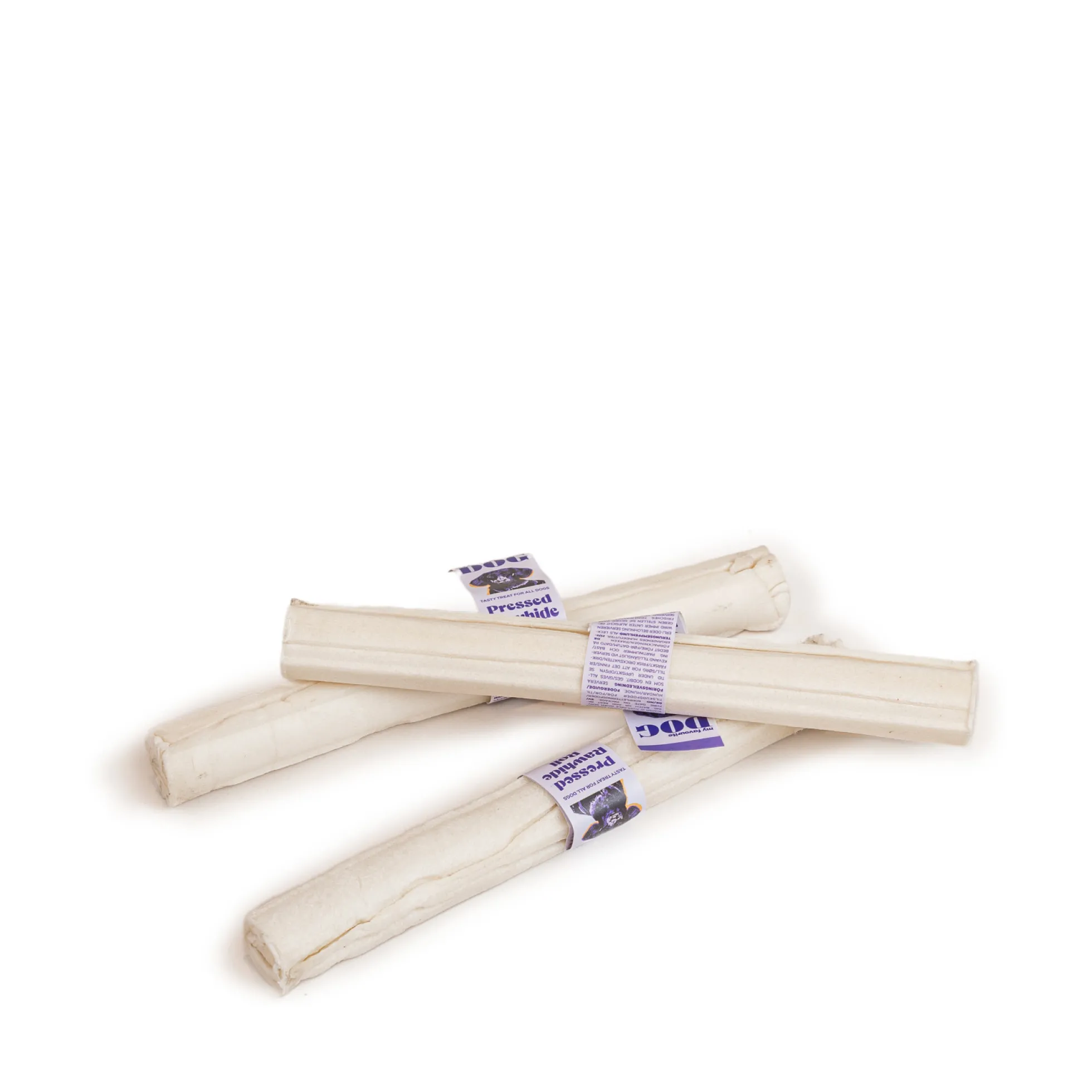 My favourite DOG Pressed Rawhide Chew Roll White