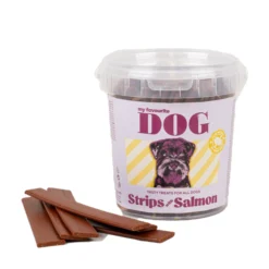My favourite DOG Strips with Salmon
