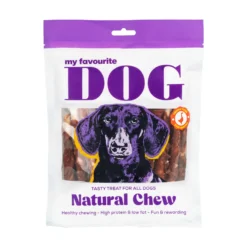My favourite DOG Twisted Rawhide Sticks Duck