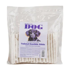My favourite DOG Twisted Rawhide Sticks Plain