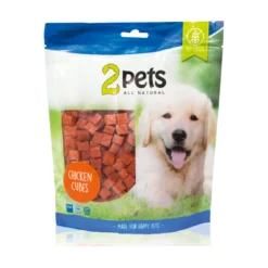 2pets Dogsnack Cubes Chicken